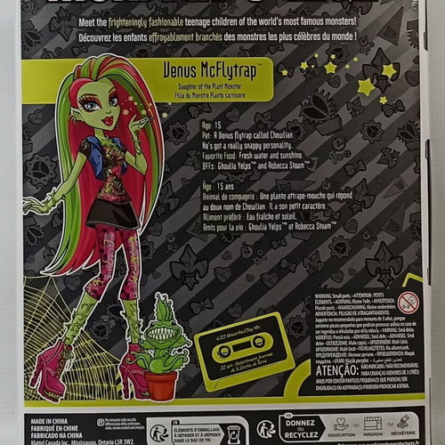 Venus McFlytrap Monster High doll new