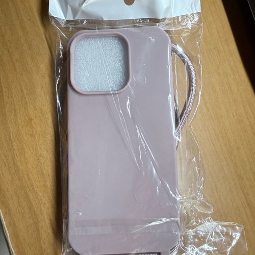 Θήκη iPhone 16pro ροζ με λουρί καινούργια