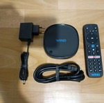Wind Android TV box used, in good condition