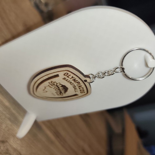 Olympiacos Basketball Handmade Wooden Keychain new