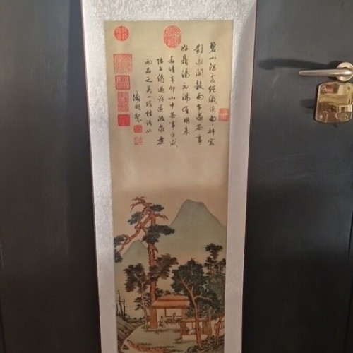 Traditional Chinese Hanging Scroll Painting by Wen Zhengming, new