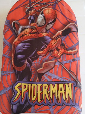 Spiderman children's bodyboard used
