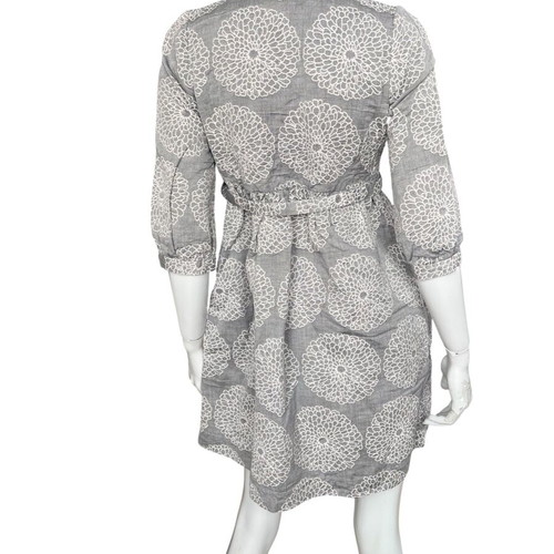 Vivienne Tam cotton gray mini dress like new, size S-M
