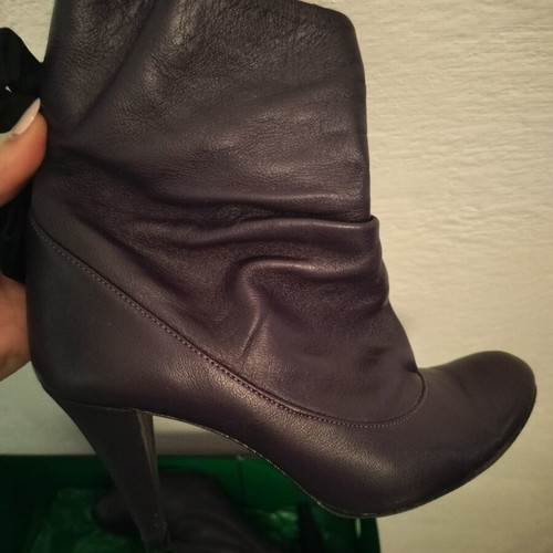 Ankle boots purple used, size 37