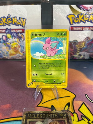Pokemon card Nidoran male Aquapolis set 2002 used