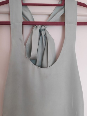 H&M maxi εξώπλατο φόρεμα πράσινο βεραμάν ν.44 καινούργιο