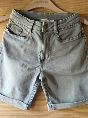 Orchestra Kids' Grey Denim Shorts Size 10 Years 140 cm Like New