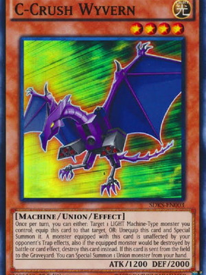 C-Crush Wyvern Yu-Gi-Oh! card SDKS-EN003