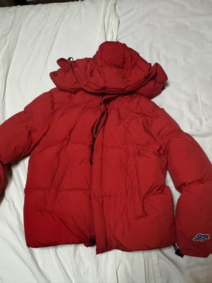 Diesel puffer jacket, red, size M