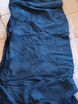 Sleeping bag blue with light blue inside
