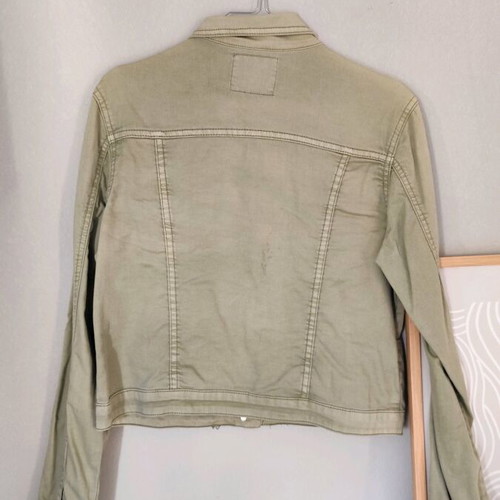 Jacket used, denim fabric, size S