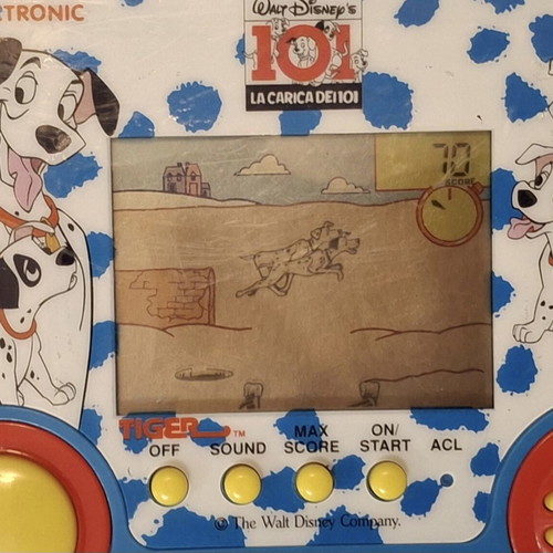 Tiger Electronics Disney 101 Dalmatians LCD Handheld Game used, 1990 vintage