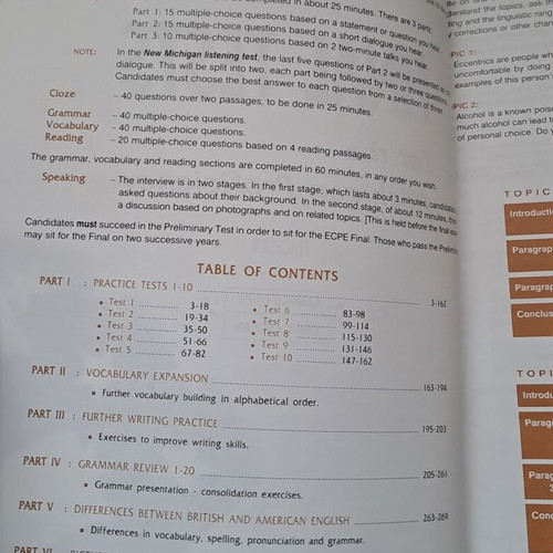 Final Tests for the Michigan Proficiency Teacher's Book, Grivas