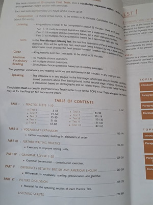 Final Tests for the Michigan Proficiency Teacher's Book, Grivas