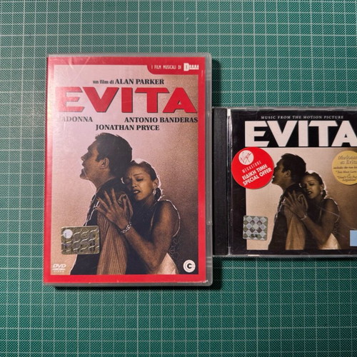 Evita DVD with film and CD with soundtrack in very good condition