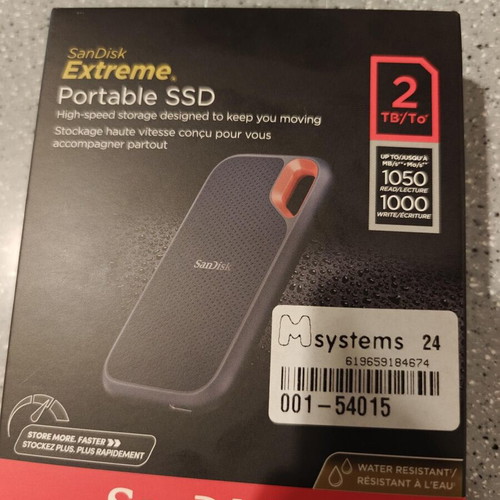 SanDisk Extreme Portable SSD V2 2TB