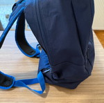 Roly backpack like new, blue, practical size with multiple compartments