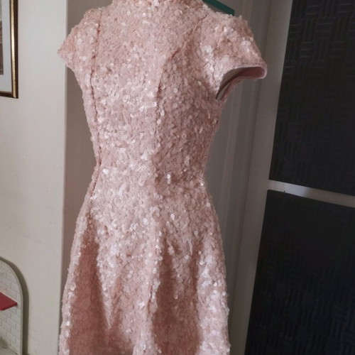 Missguided dress with sequins like new, size S, pink