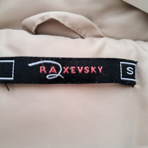 RAXEVSKY women's jacket S like new, beige with purple