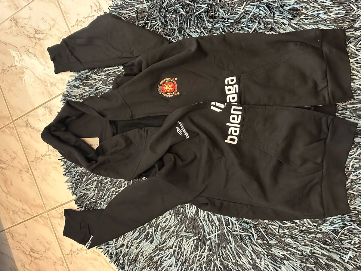 balenciaga soccer zipup hoodie BALENCIAGA Soccer Zip Hoodieジップ