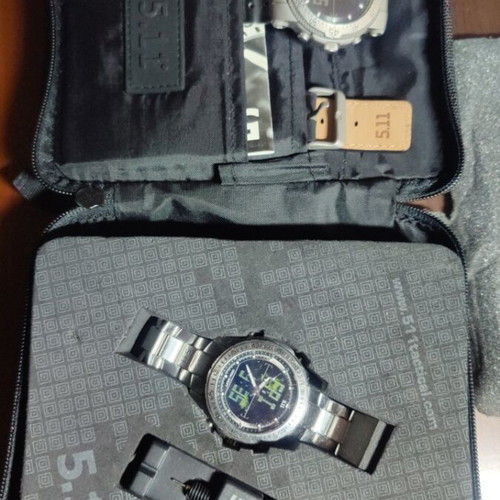 5.11 Tactical Series H.R.T watches used with digital and analog dial
