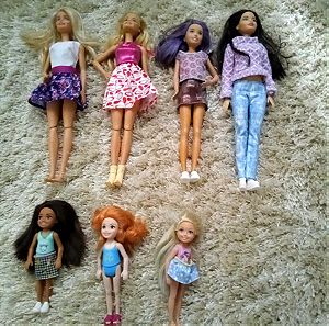 Κουκλες Barbie μικρες και μεγαλες
