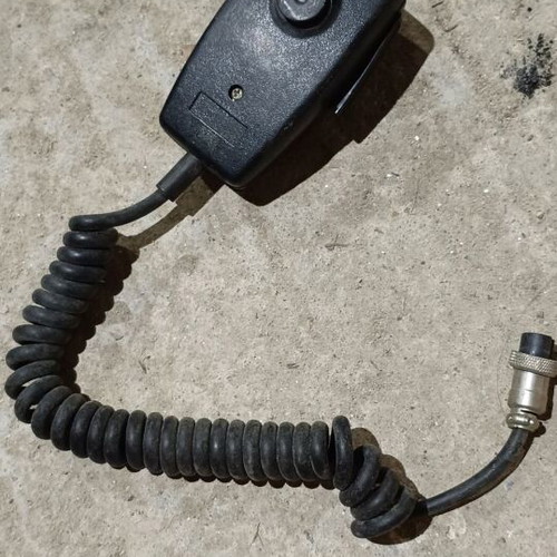 Handheld microphone for CB transceiver used