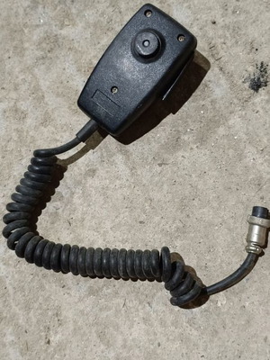 Handheld microphone for CB transceiver used