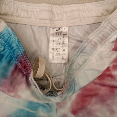 Adidas Tie-Dye Shorts used, multicolor, size S