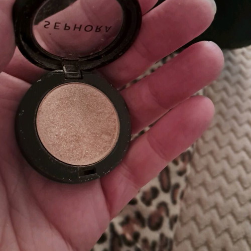 Makeup set like new with Lip Elixir, Sephora gold eye shadow, Clarins loose powder, Clinique duo eye shadows