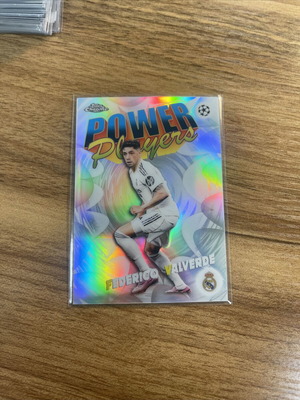 Federico Valverde Power Players Topps Chrome card like new