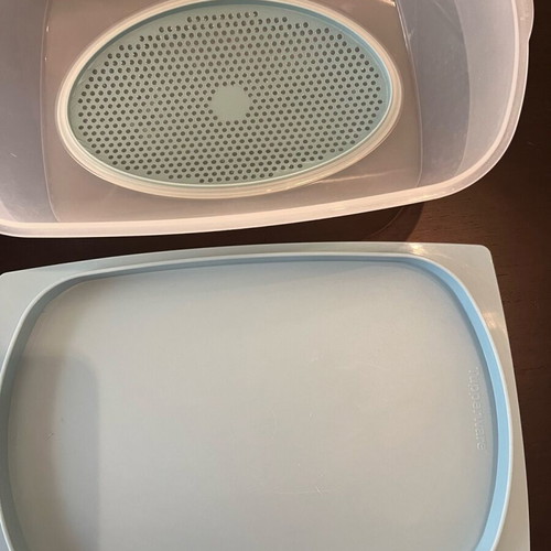 Tupperware CheeSmart cheese container set of 2 like new