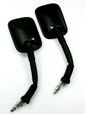 Motorcycle mirrors new with M8x1.25 thread, black ABS