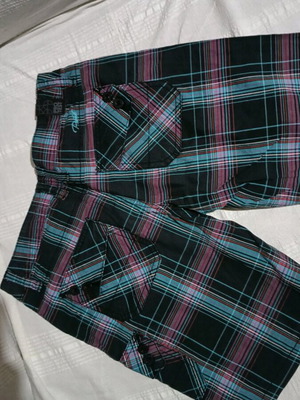 Protest shorts XS multicolor vintage Y2k check cargo like new