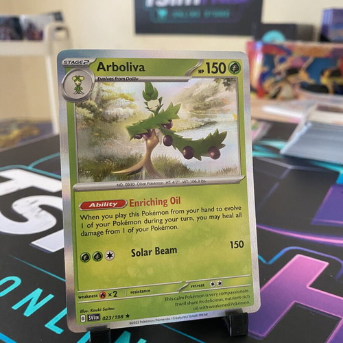 Arboliva Pokémon Card like new, 023/198