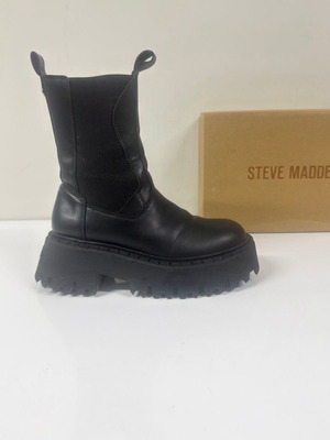 Steve Madden Obtain Chelsea δερμάτινα μποτάκια σε μαύρο, μέγεθος 36
