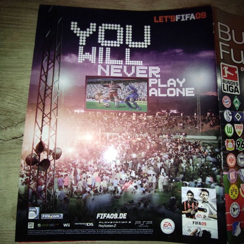 Panini album Bundesliga 2008-2009 used