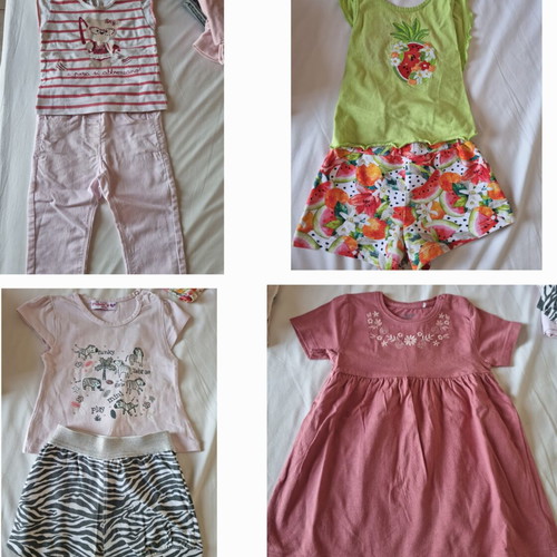 Girls' clothes like new, 3 sets and 1 dress for 18 months