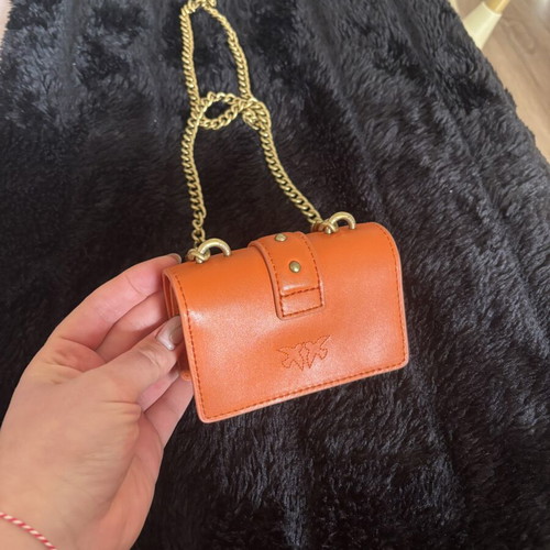Pinko Love Bag Micro new, orange shoulder bag