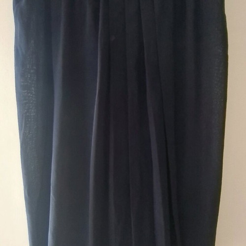 Vintage semi-transparent skirt used, St. Michael wrap, blue, size XXXL