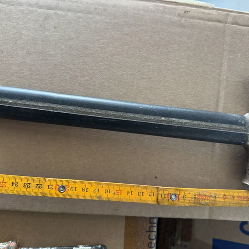 Old handmade iron hammer