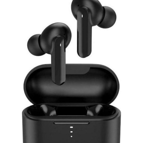 QCY T10 In-ear Bluetooth Handsfree earbuds used, black