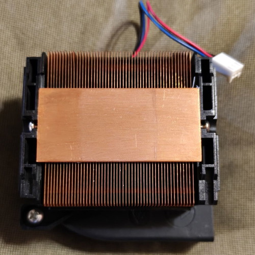 Delta blower fan with copper heatsink BFB1012H like new