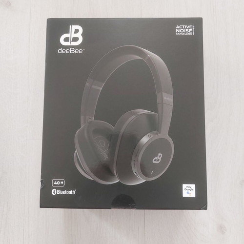 DeeBee dB-Pulse Black wireless headphones new, Bluetooth 5.2, Hybrid ANC