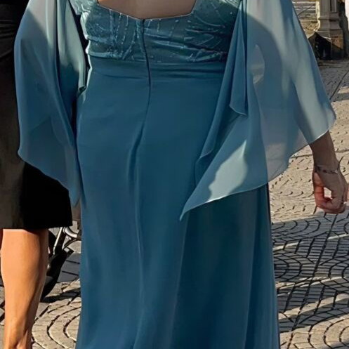 Blue dress like new, size L/XL