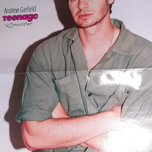 Ariana Grande poster with Andrew Garfield like new, from Teenage magazine