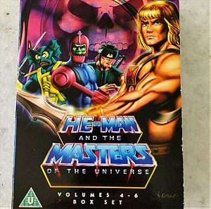3 dvd HE -MAN and the MASTERS of the universe σε θηκη