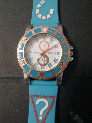 Ρολόι Guess τιρκουάζ σαν καινούργιο unisex