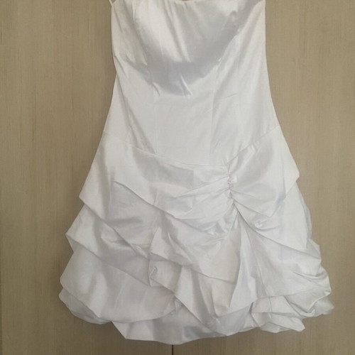 On Line mini dress size M luxury white, like new
