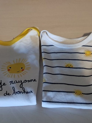 Dpam baby shirts set of 2 like new 12-18 months